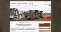 Desktop Screenshot of houstontruckaccidentlawyer.com